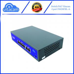 Bộ Switch PoE Vitacam 4+2 port 10/100Mbps chính hãng !!