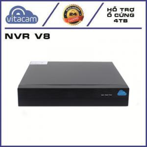 ĐẦU GHI VITACAM NVR V8 KHÔNG DÂY KIỂU DÁNG MỚI, GỌN GÀNG, SANG TRỌNG – KẾT NỐI 8 KÊNH